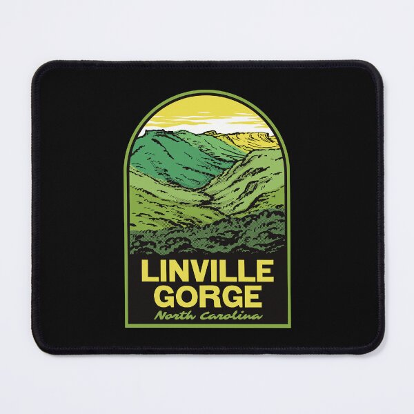 Item preview, Linville Gorge North Carolina Retro Mountain Travel Art designed and sold by HalpinDesign.