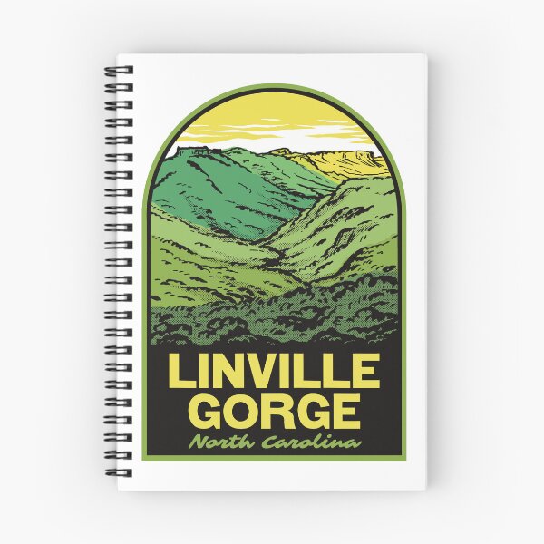 Item preview, Linville Gorge North Carolina Retro Mountain Travel Art designed and sold by HalpinDesign.
