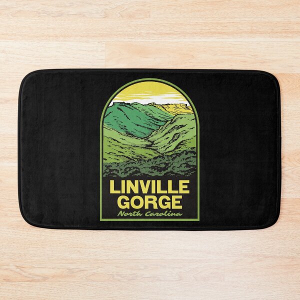 Item preview, Linville Gorge North Carolina Retro Mountain Travel Art designed and sold by HalpinDesign.