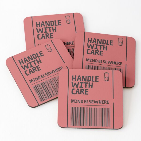 Item preview, Handle With Care Mind Elsewhere - Introvert Shipping Label designed and sold by DecibelDecor034.
