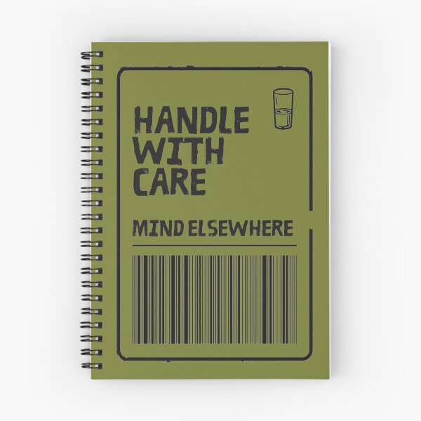 Item preview, Handle With Care Mind Elsewhere - Introvert Shipping Label designed and sold by DecibelDecor034.