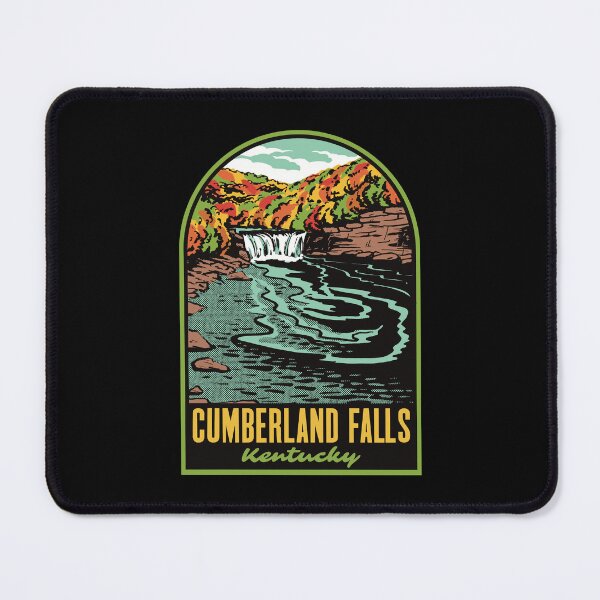 Item preview, Cumberland Falls Kentucky Vintage Waterfall Travel Art designed and sold by HalpinDesign.
