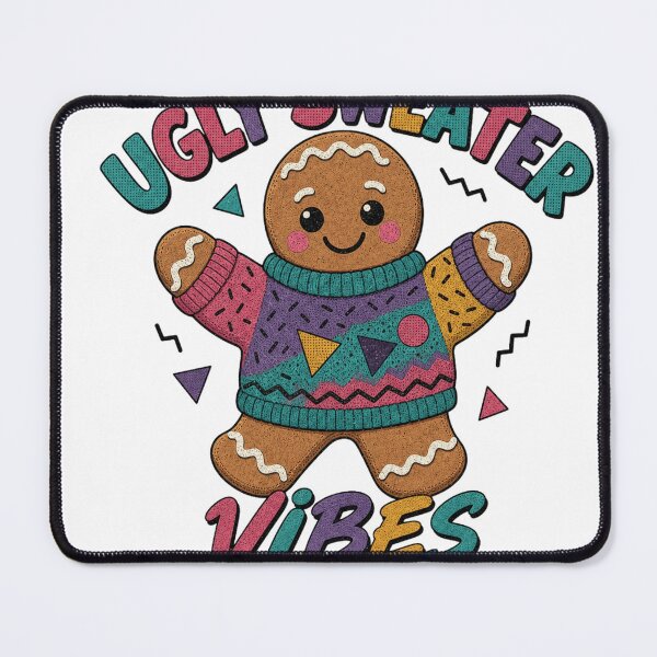 Item preview, Ugly Sweater Vibes Gingerbread Man designed and sold by Marie Gems.
