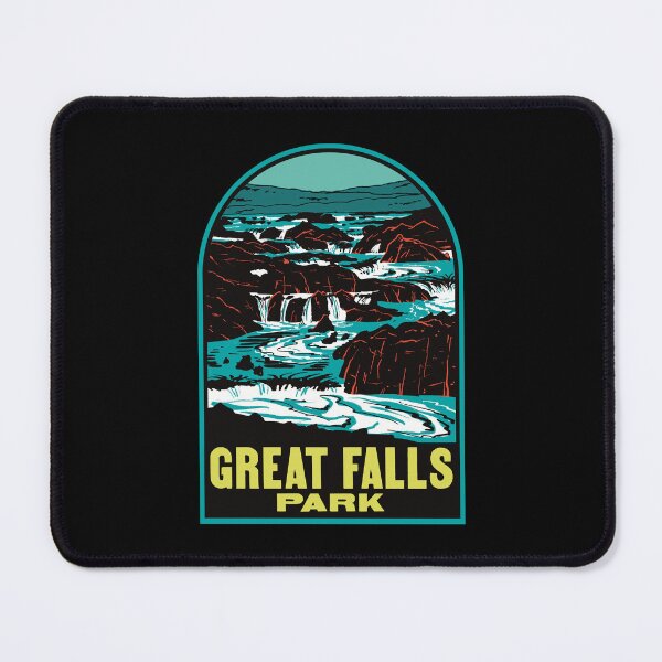 Item preview, Great Falls Park Virginia Retro Potomac River Travel designed and sold by HalpinDesign.