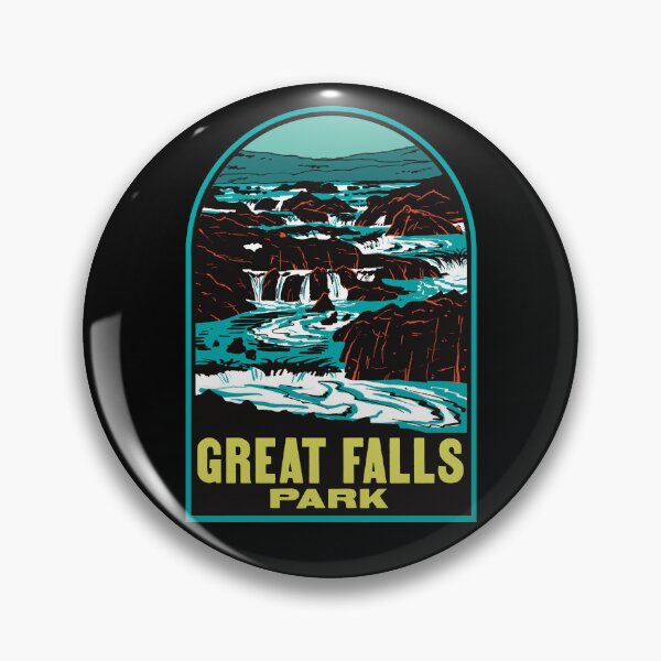 Item preview, Great Falls Park Virginia Retro Potomac River Travel designed and sold by HalpinDesign.