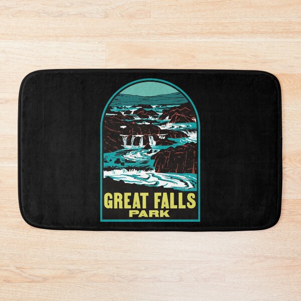 Item preview, Great Falls Park Virginia Retro Potomac River Travel designed and sold by HalpinDesign.
