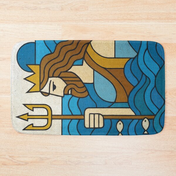 Item preview, Poseidon illustration – Powerful Greek God of the Ocean designed and sold by GalleryKauffeld.