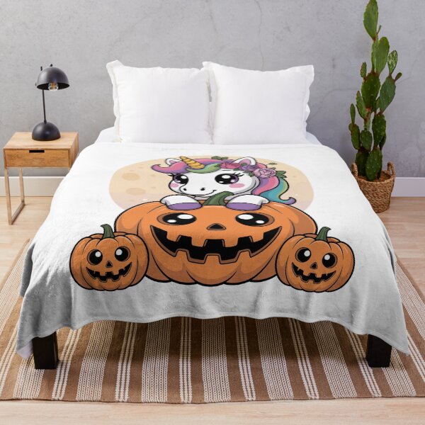 Item preview, Cute Halloween Unicorn Pumpkin Spooky Fantasy Design designed and sold by styleonestaa.