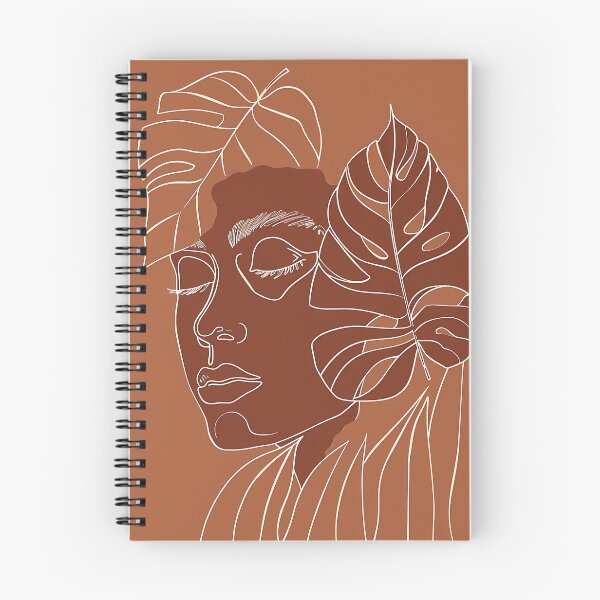 Item preview, Botanical Boho Woman Silhouette & Monstera Line Art designed and sold by Artdavesalzburg.
