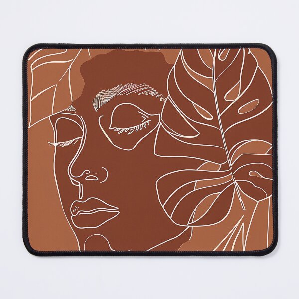 Item preview, Botanical Boho Woman Silhouette & Monstera Line Art designed and sold by Artdavesalzburg.
