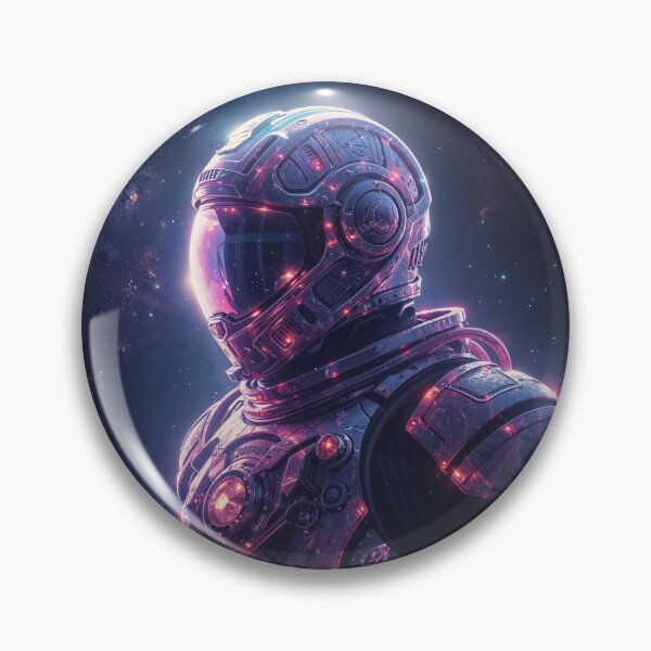 Item preview, Neon Astronaut in Deep Space designed and sold by ArcaneVisionArt.