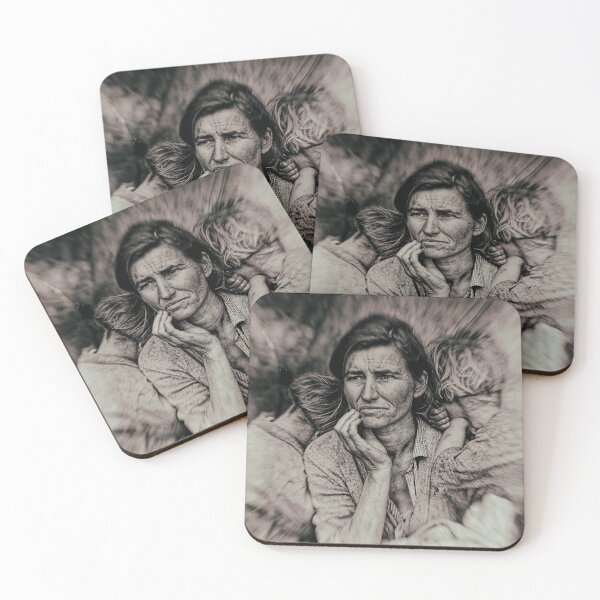 Item preview,  Migrant mother Dorothea Lang´s iconic photograph sepia edit designed and sold by stevepaint.