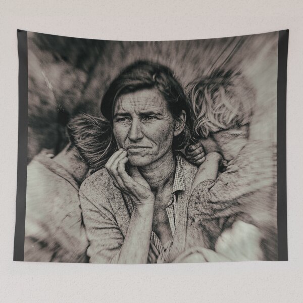 Item preview,  Migrant mother Dorothea Lang´s iconic photograph sepia edit designed and sold by stevepaint.