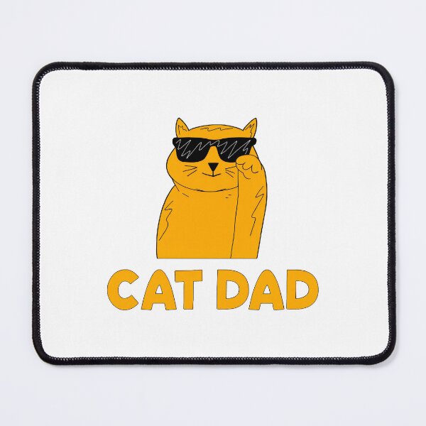 Item preview, Cool Cat Dad Sunglasses Illustrated Funny Pet Owner Design designed and sold by OlyvieArt.