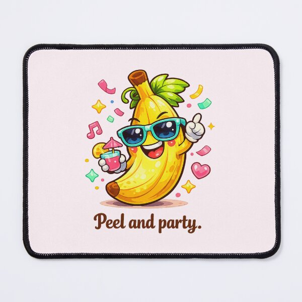 Item preview, Peel and Party – Fun Banana Cartoon  designed and sold by Sommium .