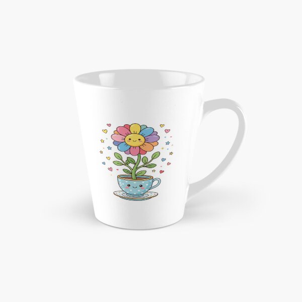 Item preview, Rainbow Flower in Happy Teacup designed and sold by naragon4289.