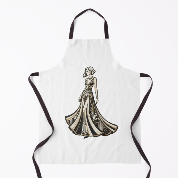 Item preview, Art Deco Elegant Flapper Woman - 1920s Fashion designed and sold by  Color & Form.