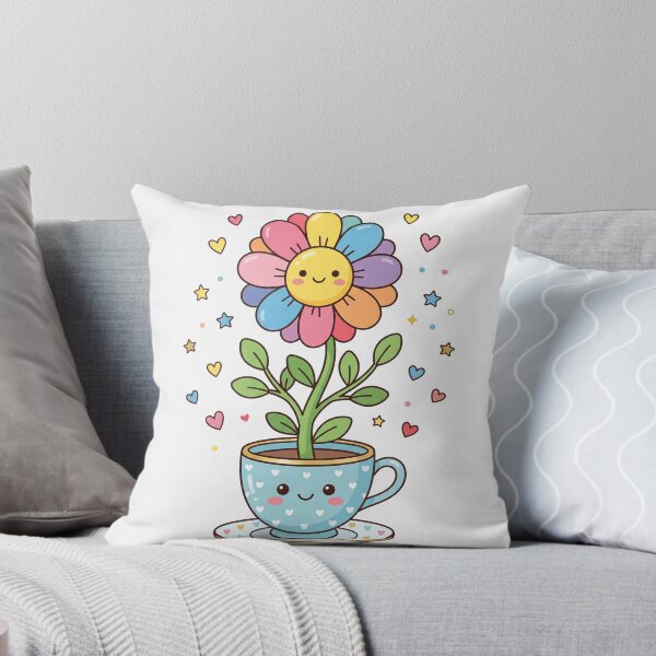 Item preview, Rainbow Flower in Happy Teacup designed and sold by naragon4289.