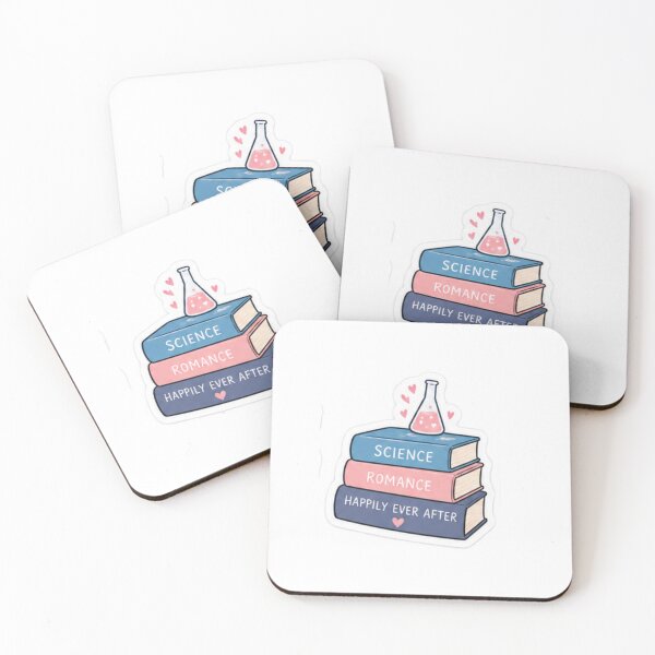Item preview, Cute STEM Romance Bookish Sticker designed and sold by NOURnina.