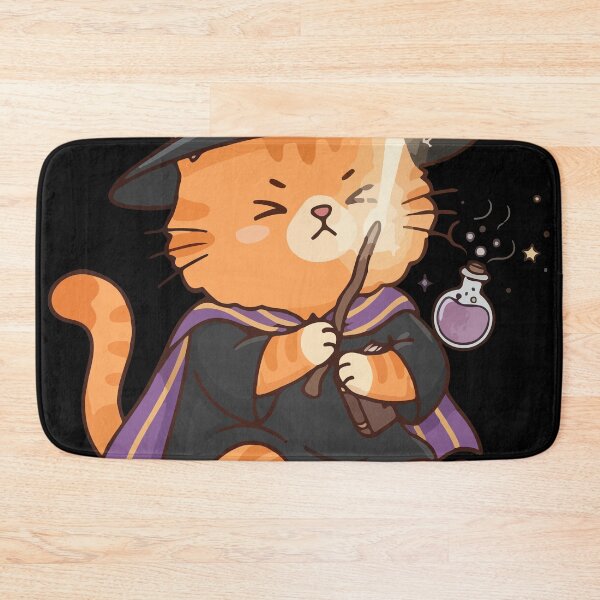 Item preview, Cute Cat Wizard Spells & Magic Potion  designed and sold by Brexmore3.