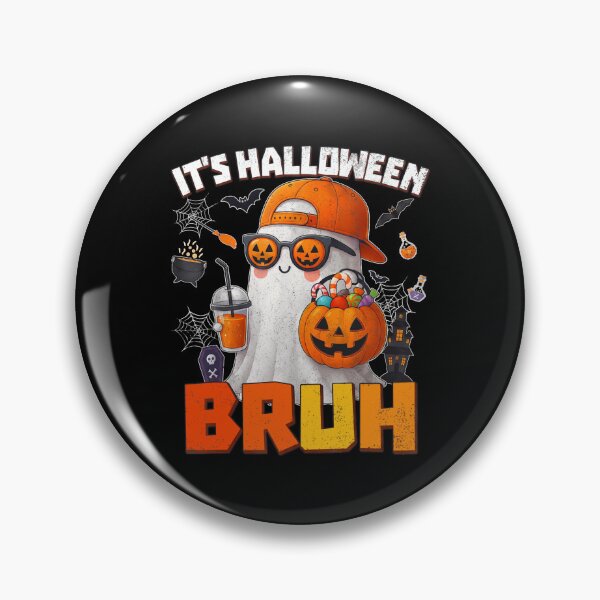 Item preview, It's Halloween Bruh Ghost Design designed and sold by cerima.