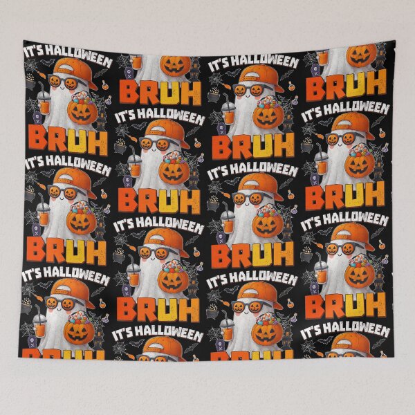 Item preview, It's Halloween Bruh Ghost Design designed and sold by cerima.