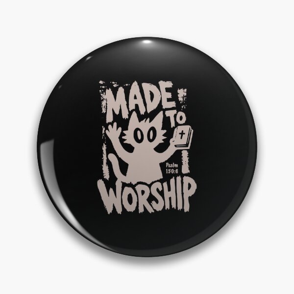 Item preview, Cute Cat Worship Psalm Design designed and sold by PixlCrypt.