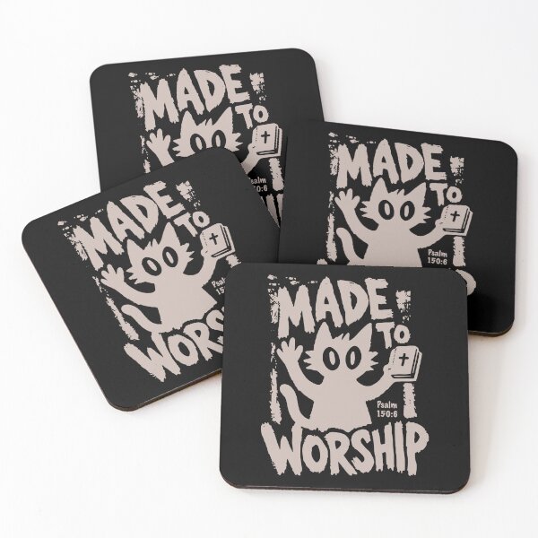 Item preview, Cute Cat Worship Psalm Design designed and sold by PixlCrypt.