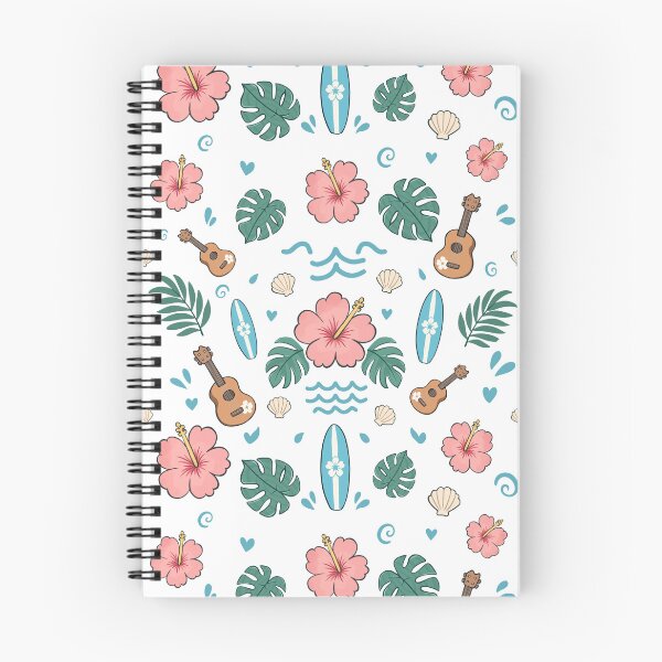 Item preview, Tropical Hawaiian Hibiscus Design Ukulele Surfboard Beach Print designed and sold by TheErinSide.