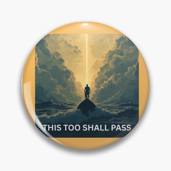 Item preview, This Storm Will Pass Inspirational Motivational Quote designed and sold by TimelessTalks9.