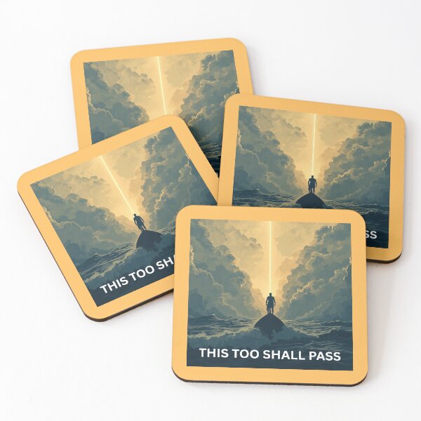 Item preview, This Storm Will Pass Inspirational Motivational Quote designed and sold by TimelessTalks9.