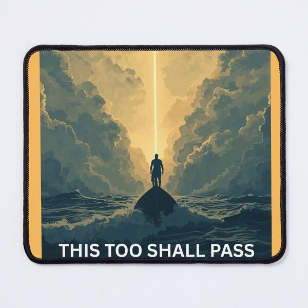 Item preview, This Storm Will Pass Inspirational Motivational Quote designed and sold by TimelessTalks9.