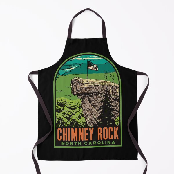 Item preview, Chimney Rock North Carolina Retro Mountain Travel Art designed and sold by HalpinDesign.