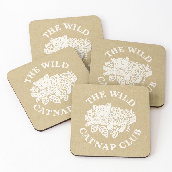 Item preview, The Wild Catnap Club - Baby Leopard Arts and Crafts Tan Cocoon designed and sold by miavaldez.