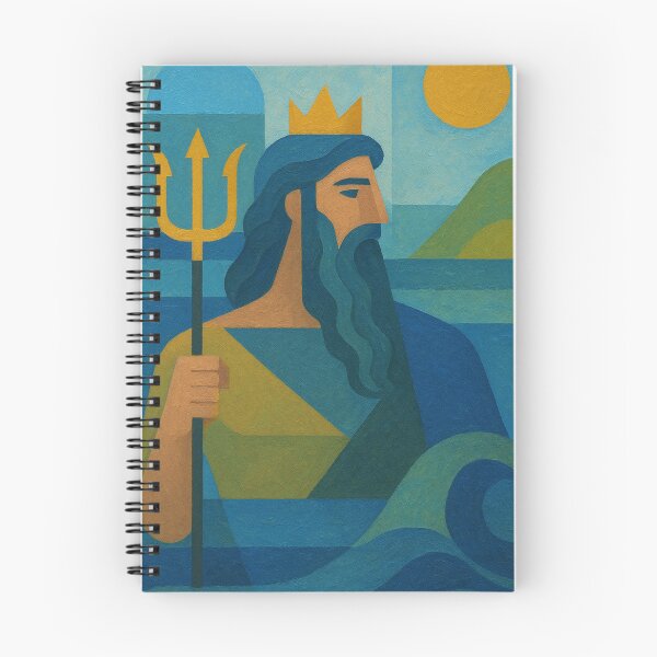 Item preview, Poseidon Painting – Greek God of the Sea designed and sold by GalleryKauffeld.