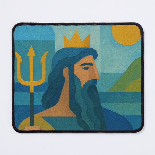 Item preview, Poseidon Painting – Greek God of the Sea designed and sold by GalleryKauffeld.