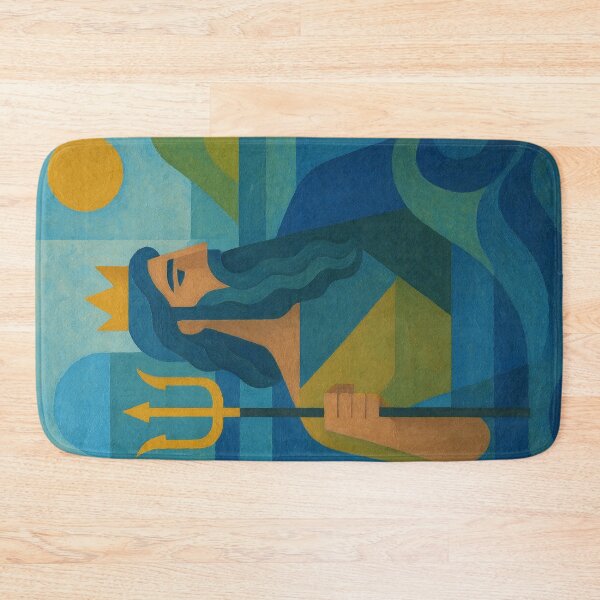 Item preview, Poseidon Painting – Greek God of the Sea designed and sold by GalleryKauffeld.