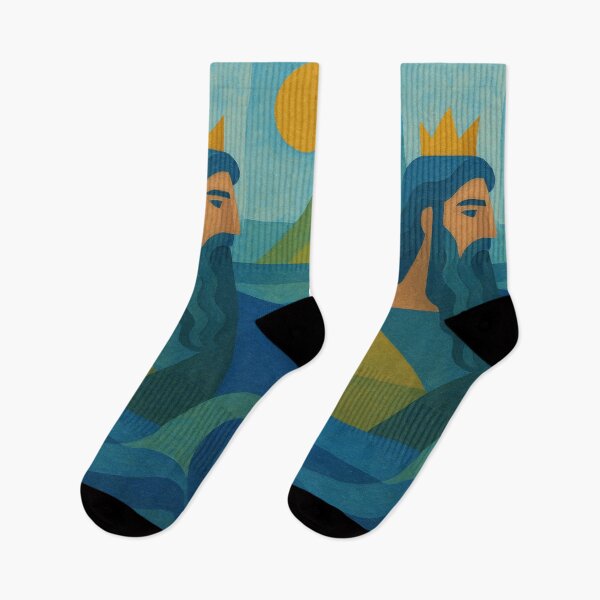 Item preview, Poseidon Painting – Greek God of the Sea designed and sold by GalleryKauffeld.