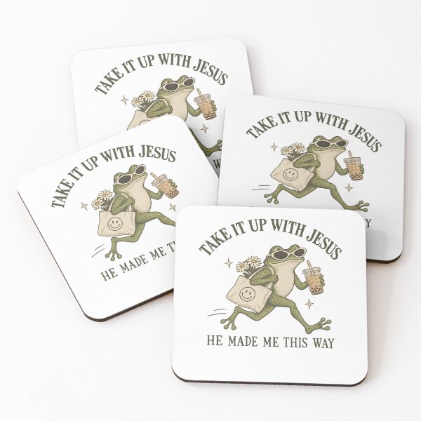 Item preview, Quirky Frog Humor with Bubble Tea designed and sold by PixlCrypt.