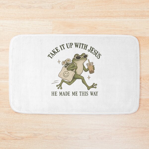 Item preview, Quirky Frog Humor with Bubble Tea designed and sold by PixlCrypt.