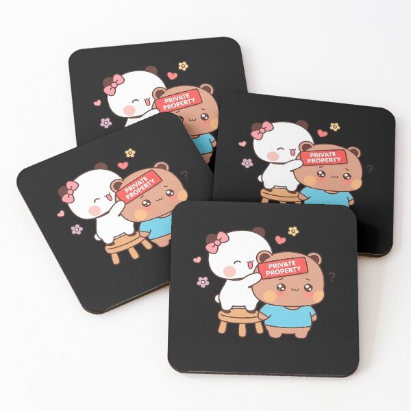 Item preview, Cute Bear Couple Private Property Funny Relationship Gift designed and sold by Jacob Zubek.
