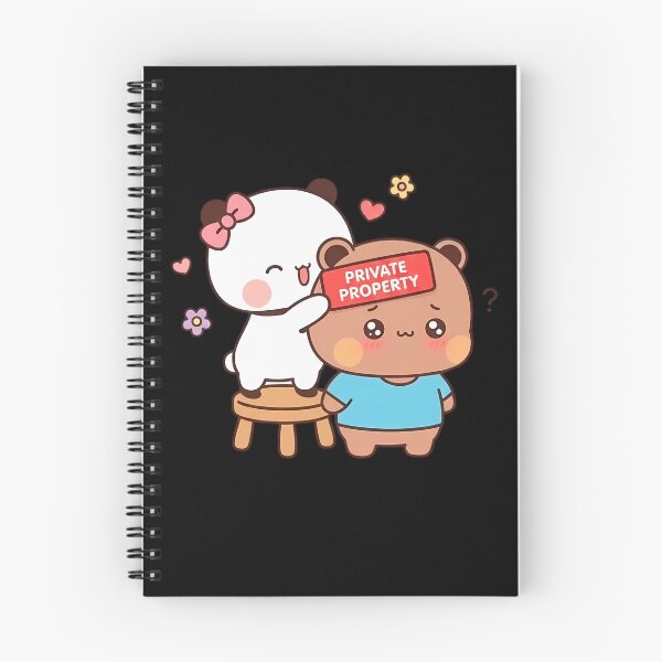 Item preview, Cute Bear Couple Private Property Funny Relationship Gift designed and sold by Jacob Zubek.
