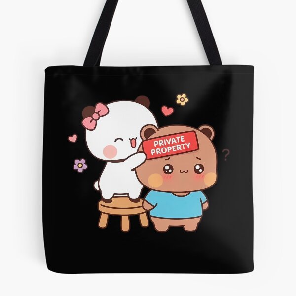 Item preview, Cute Bear Couple Private Property Funny Relationship Gift designed and sold by Jacob Zubek.