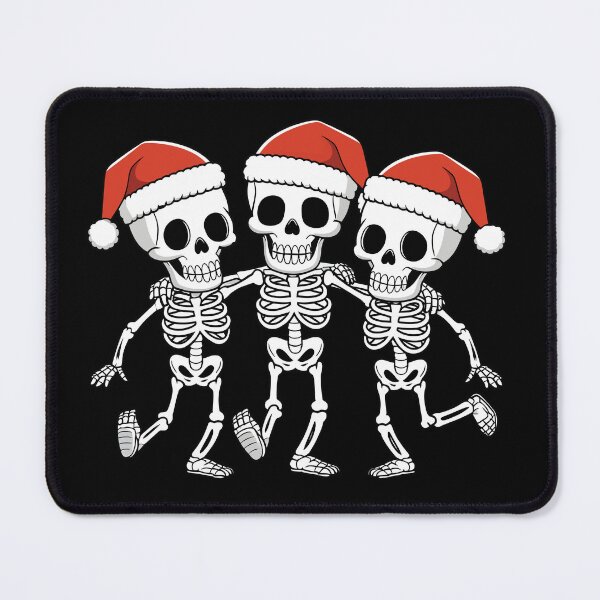Item preview, Funny Christmas Skeletons in Santa Hats Holiday Design designed and sold by styleonestaa.