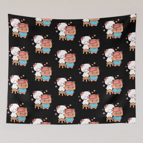 Item preview, Cute Bear Couple Private Property Funny Relationship Gift designed and sold by Jacob Zubek.