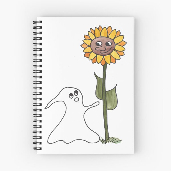 Artikelvorschau, Geist mit Sonnenblume - Gespenst mit Sonnenblume entworfen und verkauft von Anke‘s Bazaar.
