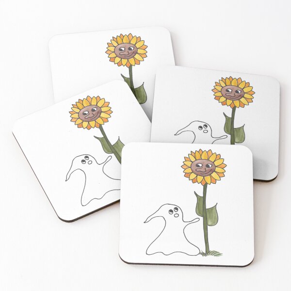 Artikelvorschau, Geist mit Sonnenblume - Gespenst mit Sonnenblume entworfen und verkauft von Anke‘s Bazaar.
