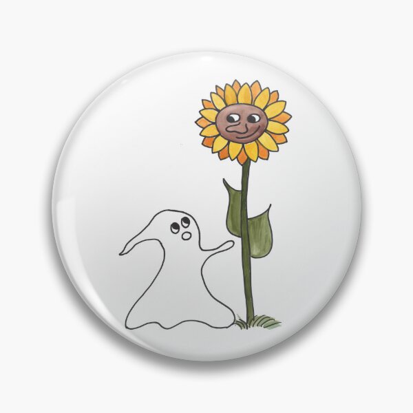 Artikelvorschau, Geist mit Sonnenblume - Gespenst mit Sonnenblume entworfen und verkauft von Anke‘s Bazaar.