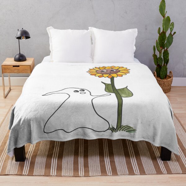 Artikelvorschau, Geist mit Sonnenblume - Gespenst mit Sonnenblume entworfen und verkauft von Anke‘s Bazaar.