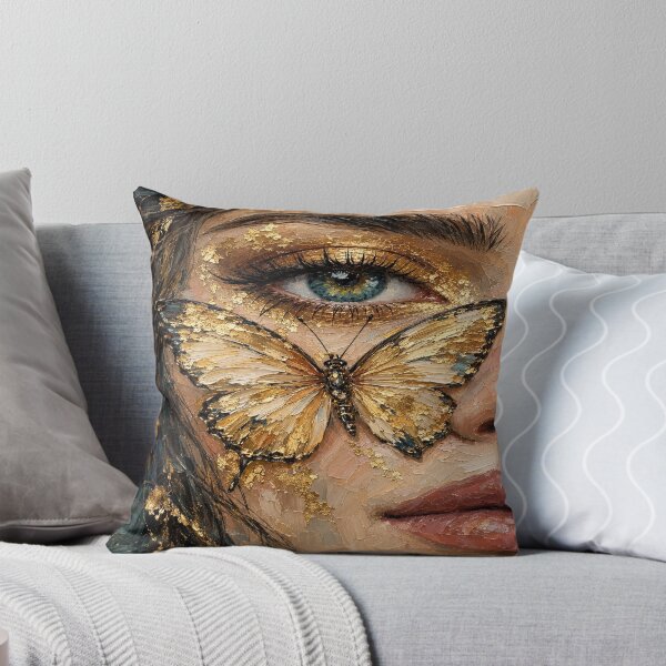Item preview, Golden Butterfly Gaze designed and sold by DaryaArtFrance.